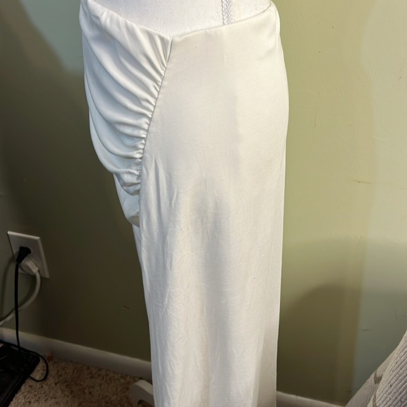 Artizia wildfred vespa skirt ruched midi skirt with a thigh slit - Picture 9 of 9